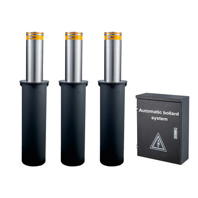 Solar Light Removable Parking Bollards Semi Auto Car Space Bollards IP68